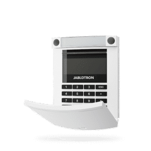 JA-114E-WH Jablotron bedraad bediendeel met toetsenbord, segment(en), LCD en RFID lezer